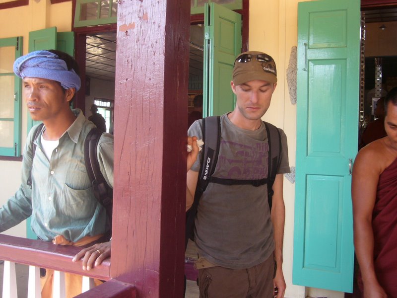 Travel - Myanmar - Kalaw Shan - Monks Enter The Monastery